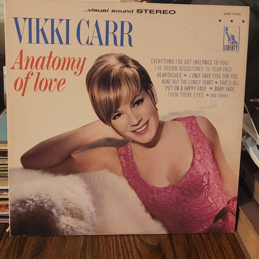 Lot of 5 Vikki Carr 33 1/2 vinyl (PLEASE READ DESCRIPTION!)
